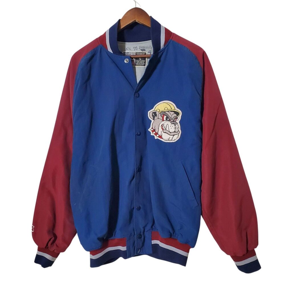 Mahoning Valley Scrapper Baseball AIS Jacket L Pro Worn Vintage MILB MLB US Made